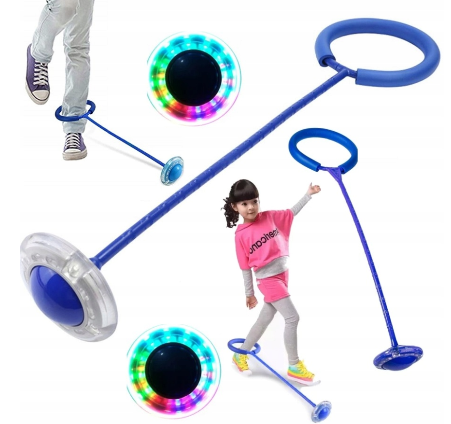 skákadlo s LED kolesom